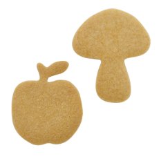 画像3: 〒 クッキー型（AS）リンゴ＆キノコ【ステンレス】 (3)