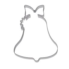 画像1: 〒 クッキー型（Stadter）リボン付きベル【ステンレス】 (1)