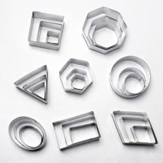 画像2: 〒 クッキー型（Ateco ）ベーシック24個セット【ステンレス】 (2)