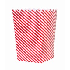 画像2: ポップコーンカップ ／白×赤 (2)