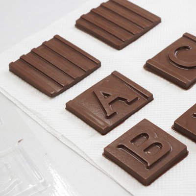 画像1: 〒 CK チョコレート型（立体3D組み立て）ベビーブロック