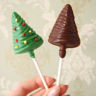 〒 CK チョコレート型ロリポップ／モミの木5