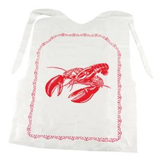 画像1: 〒 ロブスターエプロン4pc（ビニール製） (1)