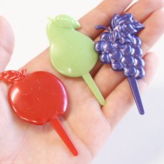 画像2: 〒 ケーキピック／フルーツ（6本入り） (2)