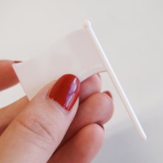 画像4: 〒 ケーキピック／カナダ国旗（5本入）プラ製 (4)