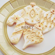 画像4: 〒 クッキー型（ROSEY）ミニ★クリスマスオーナメントセット【ステンレス】 (4)