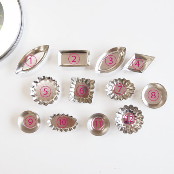 〒 ミニ☆タルト型セット - NUT2deco