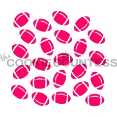 画像2: 〒 CC ステンシル／フットボール（ラグビー） (2)