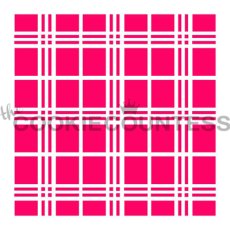 画像1: 〒 CC ステンシル／格子チェック (1)