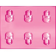 画像1: 〒 CK チョコレート型／ガイコツ6 (1)