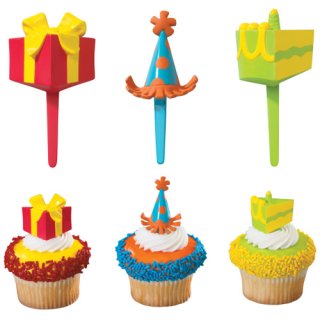 ケーキにデコレーションするだけで華やかさを演出できるケーキピック