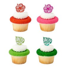 画像2: 〒 ケーキピック／ハイビスカス（4本）セット (2)