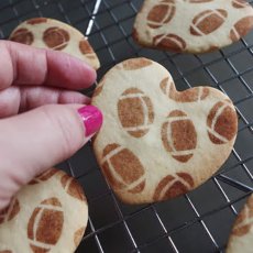 画像1: 〒 CC ステンシル／フットボール（ラグビー） (1)