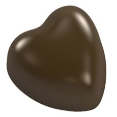 画像2: ポリカーボネート製 チョコレート型／ハート（10g） (2)