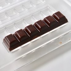 画像1: 〒 ポリカーボネート製  チョコレート型／スティックタイプのシングルチョコバー (1)