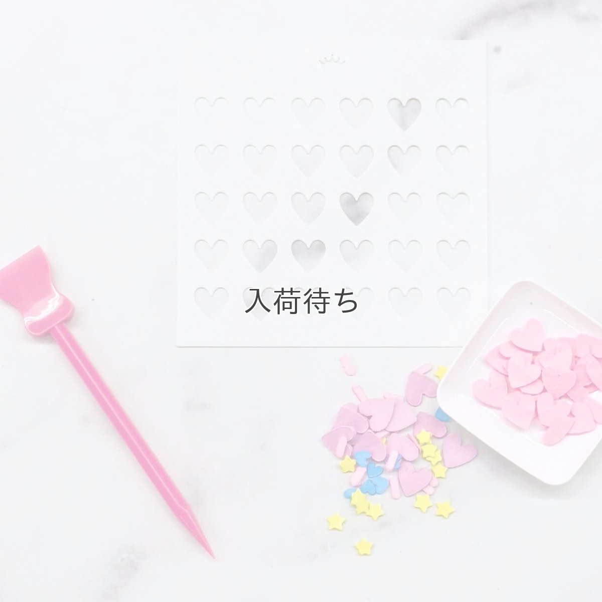 画像2: CC スプリンクルステンシル／ジャンボハート (2)