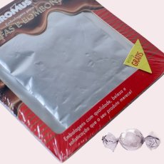 画像1: 〒 キャンディホイル（100枚入）シルバー／約15x16cm (1)