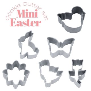 〒 クッキー型☆ミニ（ケース入）イースター 6個セット - NUT2deco