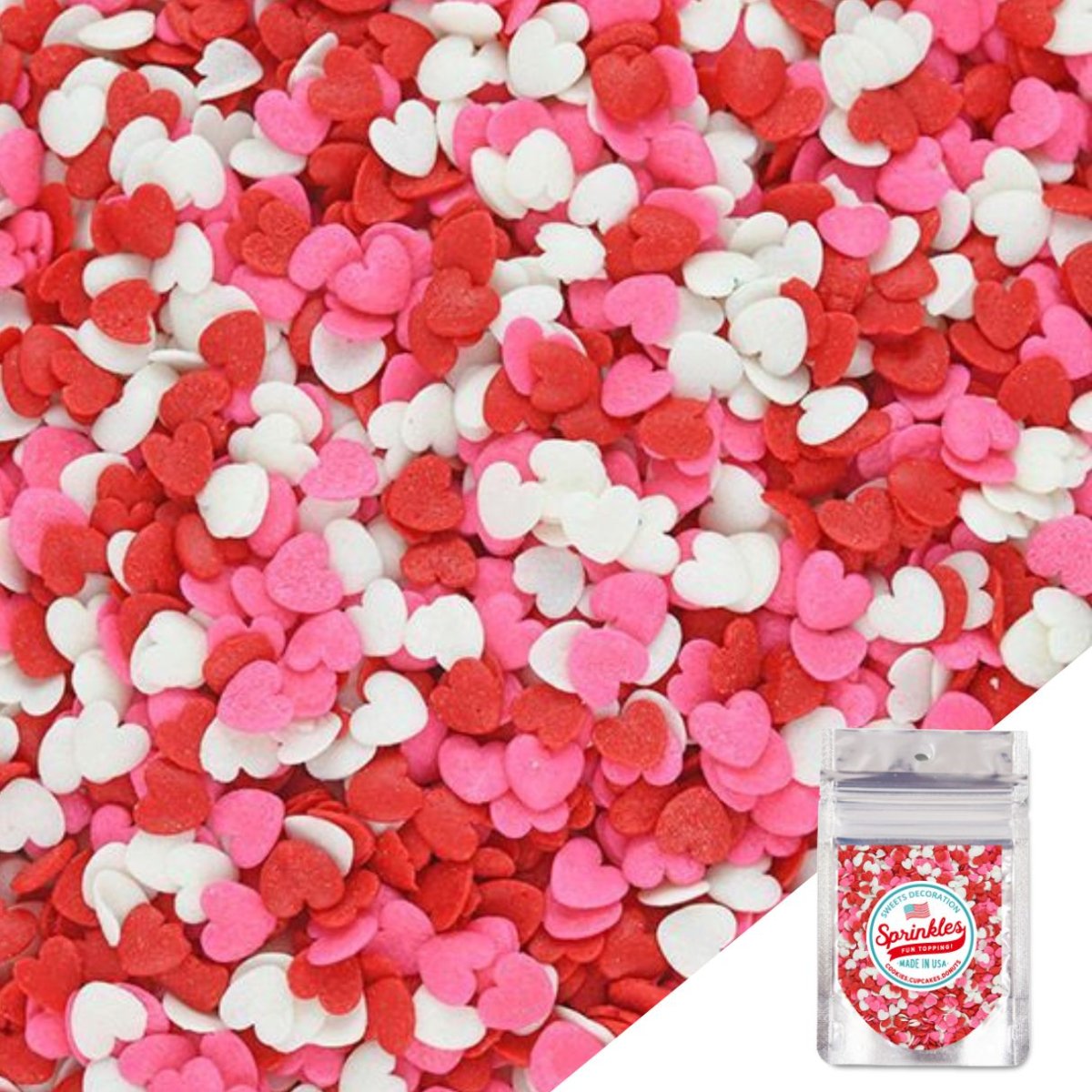 画像1: 〒 スプリンクル／バレンタインハートMIX 20g (1)