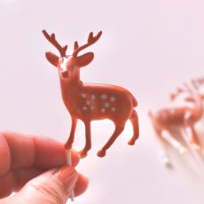 画像5: ケーキトップ／トナカイ（3個） (5)