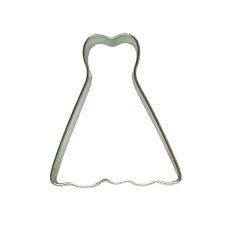 画像1: 〒 クッキー型／ドレス（ステンレス） (1)