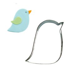 画像1: 〒 クッキー型／シンプルバード・小鳥（ステンレス） (1)