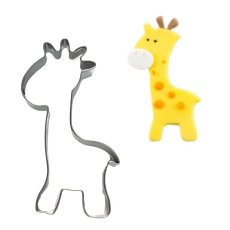 画像1: 〒 クッキー型／キリン【ステンレス】 (1)