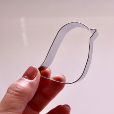 画像2: 〒 クッキー型／シンプルバード・小鳥（ステンレス） (2)