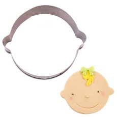 画像1: 〒 クッキー型／顔（ステンレス） (1)