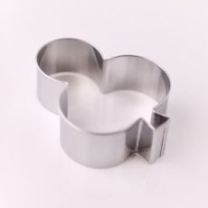 画像3: 〒 クッキー型／クローバー（ステンレス） (3)