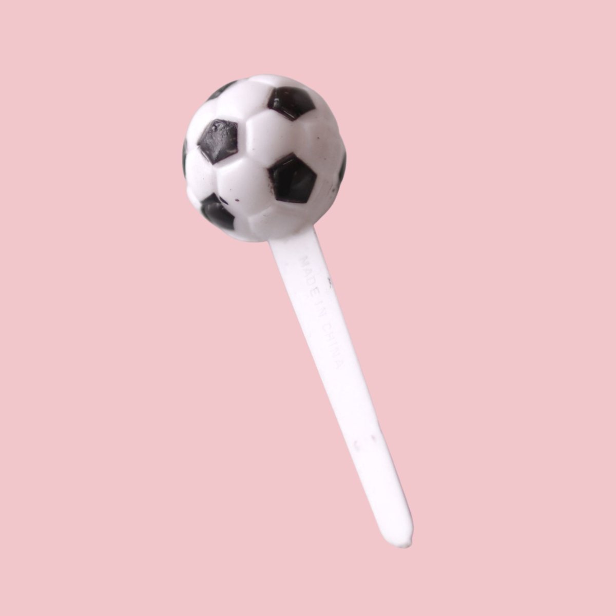画像1: ケーキピック／サッカーボール（3本入） (1)