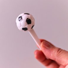 画像2: ケーキピック／サッカーボール（3本入） (2)