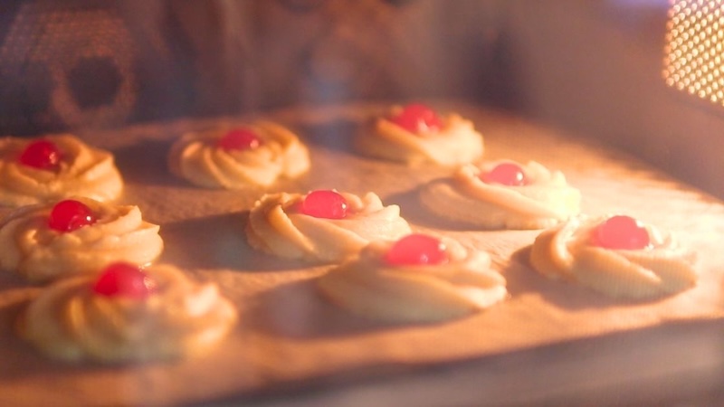 クリスマスの絞り出しクッキー