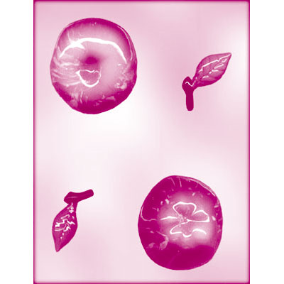 画像1: CK チョコレート型（立体3D）リンゴ (1)