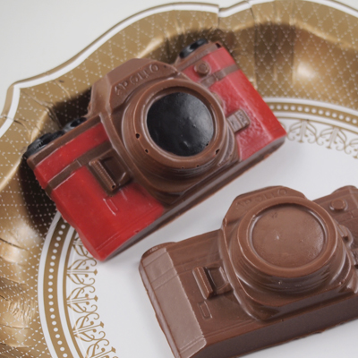 画像1: 〒 CK チョコレート型（立体3D）カメラ (1)