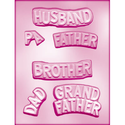 画像1: 〒 CK チョコレート型／文字バナー to MEN／husband, Fater, DAD, brother, grand father...＜SALE＞ (1)
